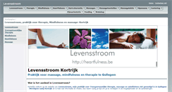 Desktop Screenshot of heartfulness.be